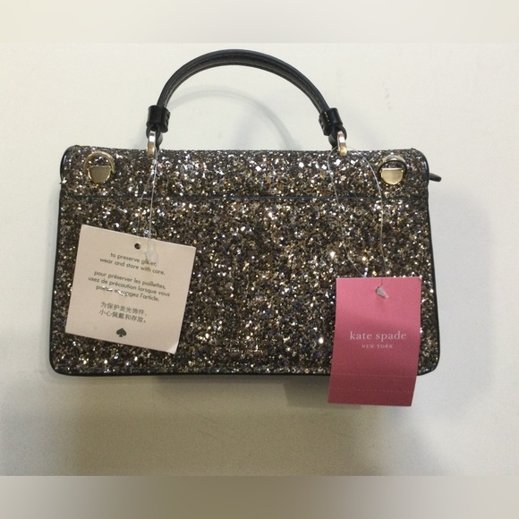 NWT Kate Spade Mini Odette Glitter Satchel Crossbody - Picture 3 of 8